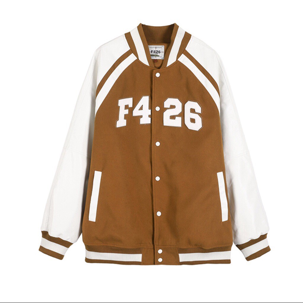 Áo Khoác Nhung Bomber Unisex  F426 , Áo khoác form rộng 2 lớp dày dặn - Miss Girl