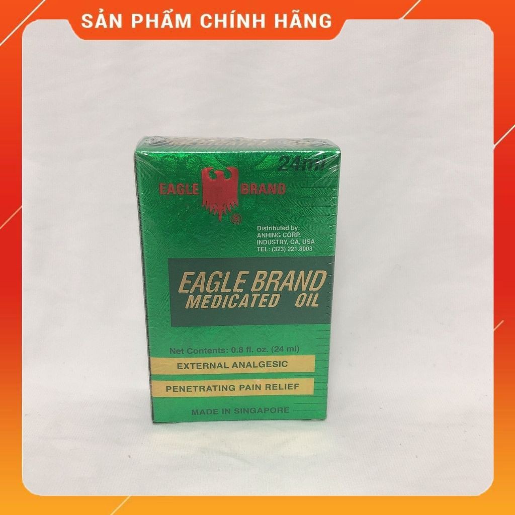 Dầu Gió xanh Con ó Mỹ Eagle Brand 24ml( hàng mua tại Mỹ)