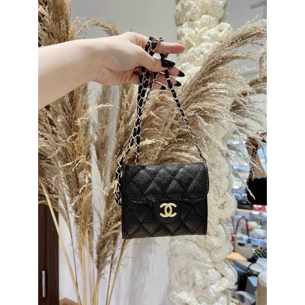 🔥GIÁ HUỶ DIỆT🔥Túi mini chờ leo ô trám chất da gạo sz13 đeo chéo thờ trang