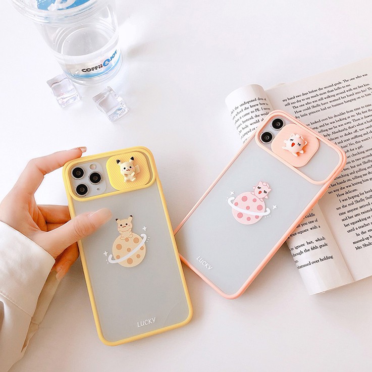 Ốp lưng iphone trượt camera  Pikachu 6/6s/6plus/6splus/7plus/ 8plus / x /xs /xs max /11/11 promax Dino case dt09