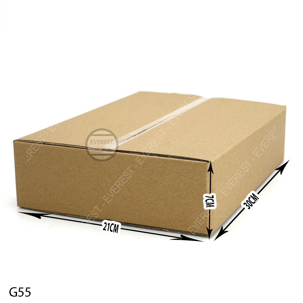 Hộp Giấy, Thùng 30x21x7 giấy carton gói hàng Everest