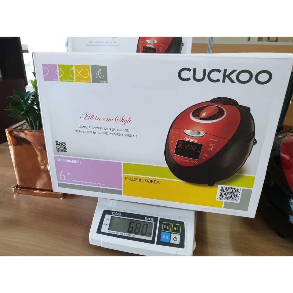 Nồi Cơm Cukoo CRP-N0680SR Hàn Quốc 1.08 Lít | BigBuy360 - bigbuy360.vn
