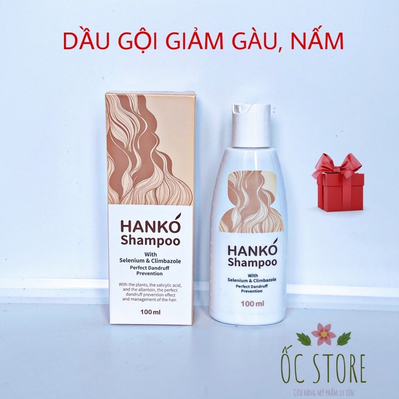 Dầu Gội Giảm Gàu, nấm, vảy nến Hanko Shampoo Hàn Quốc 100ml