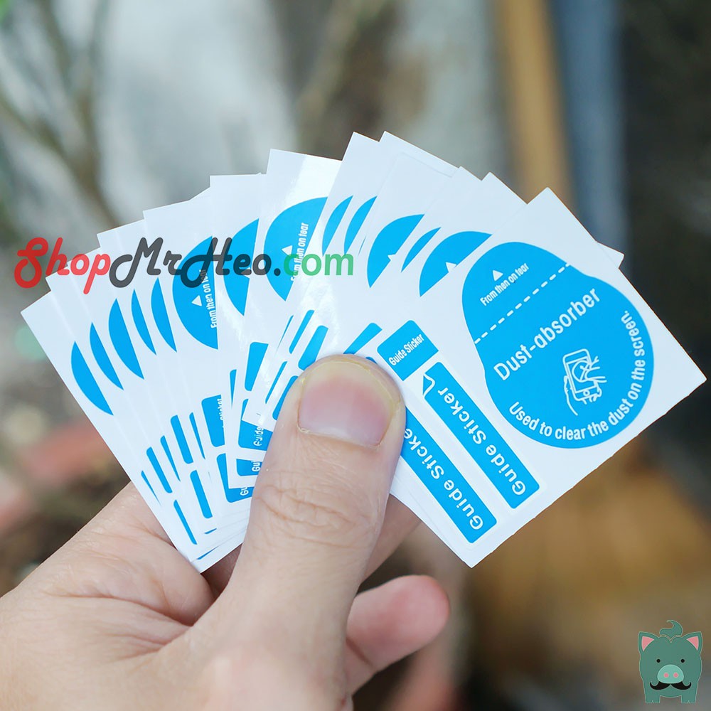 Bao Bì Giấy Đựng Kính Cường Lực, Khăn Lau Màn Hình, Keo Chặm Bụi