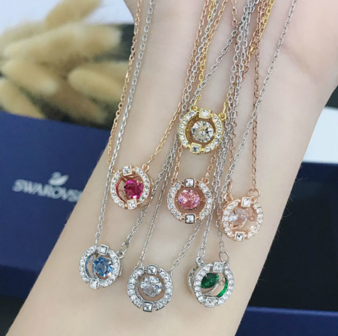 FREE SHIP Dây Chuyền Nữ Swarovski SPARKLING DANCE Trái tim đang đập tỏa sáng rực rỡ Necklace Crystal FASHION cá tính Trang sức trang sức đeo THỜI TRANG