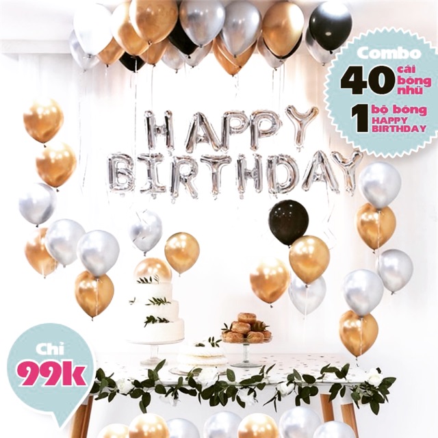 Combo bóng sinh nhật