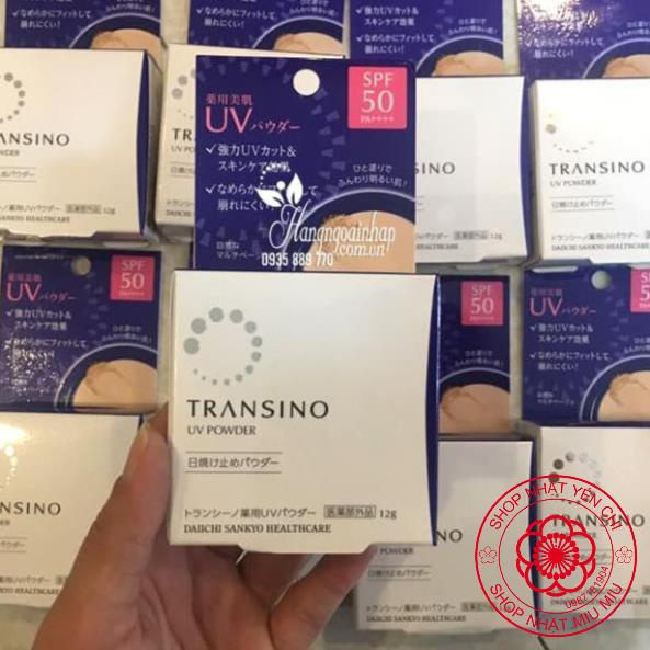 Phấn Phủ Transino UV Powder SPF50 PA++++ 12g Nhật Bản