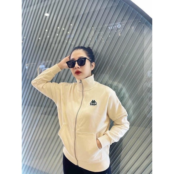 áo khoác nỉ bông kéo khoá chữ kapa