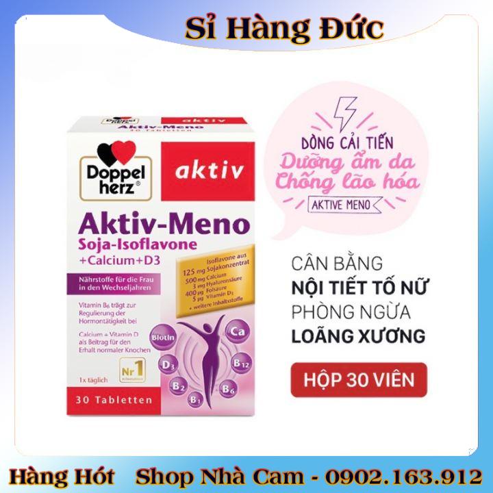 [auth] Viên uống cân bằng nội tiết tố nữ Doppelherz Aktiv-Meno -Nội địa Đức Đủ Bill [Hot]
