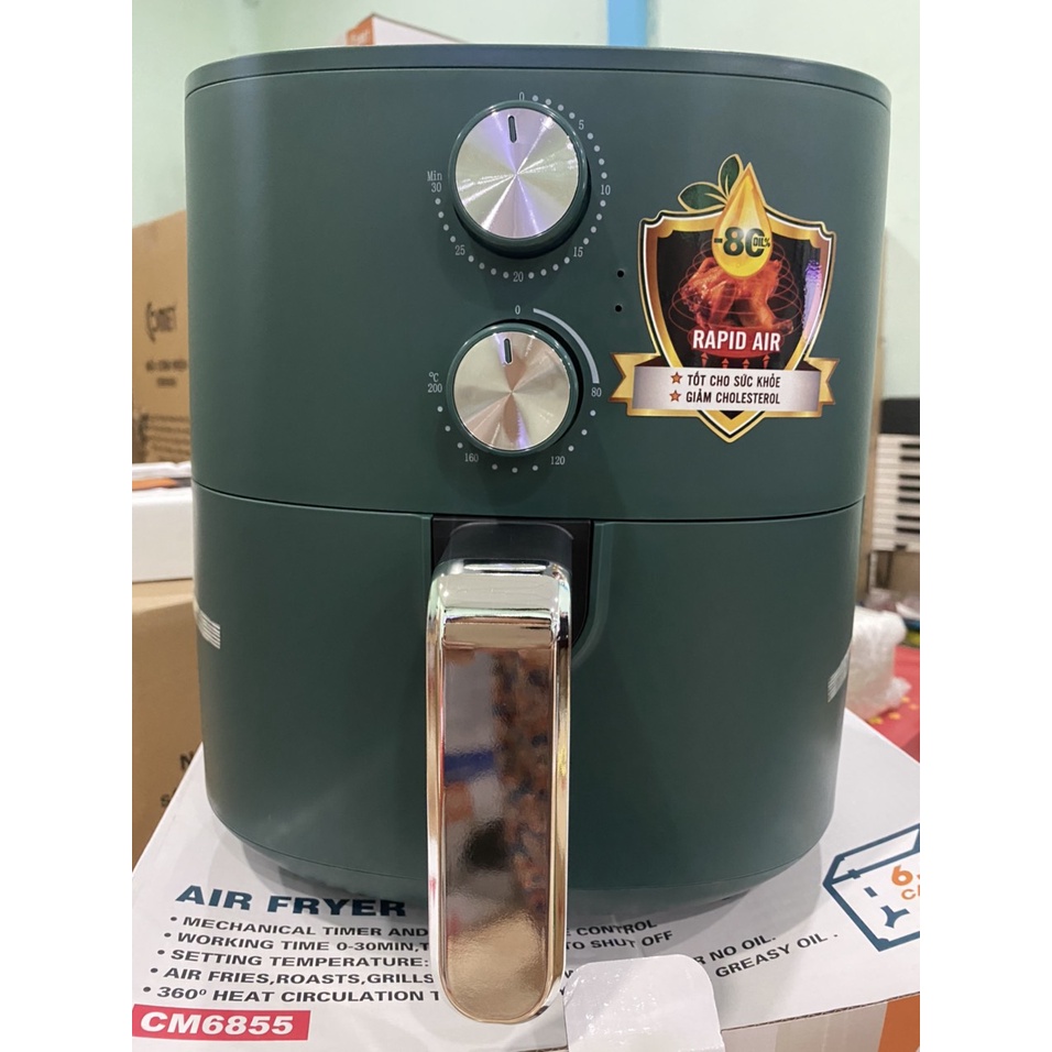 ]] NÓN BẢO HIỂM COMET --- Nồi chiên không dầu 6L COMET - CM6855