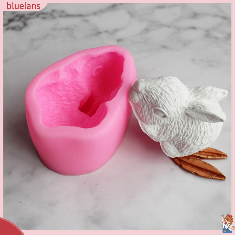 Khuôn silicone làm bánh tạo hình thỏ con dễ thương xinh xắn