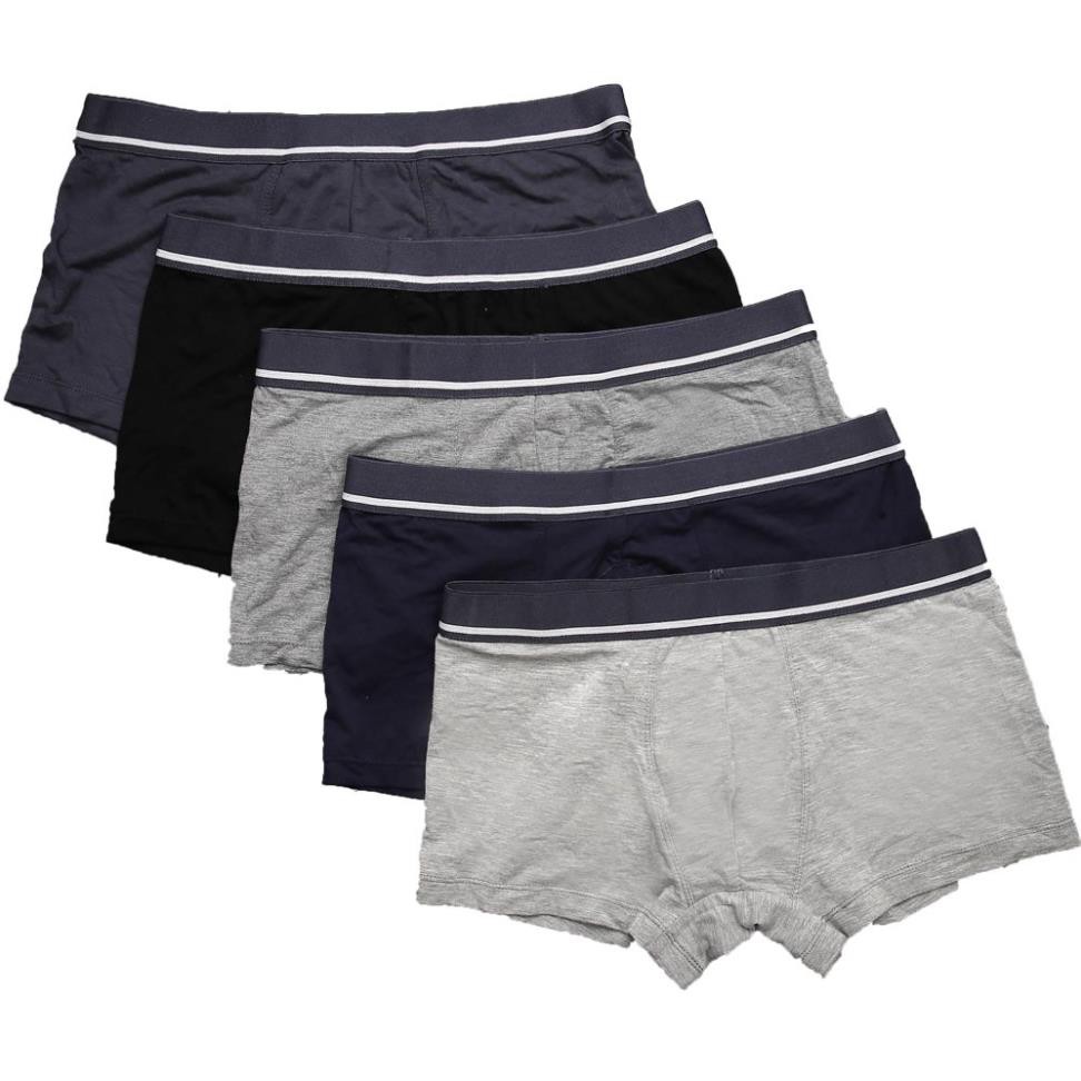 Quần lót Boxer nam cotton 2 chiều cao cấp Gabo Fashion màu ngẫu nhiên QBX