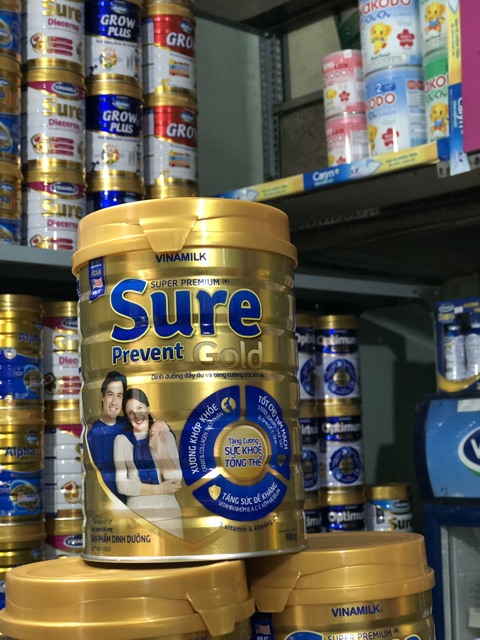 Sữa Sure Prevent Gold 900g date mới nhất 2023