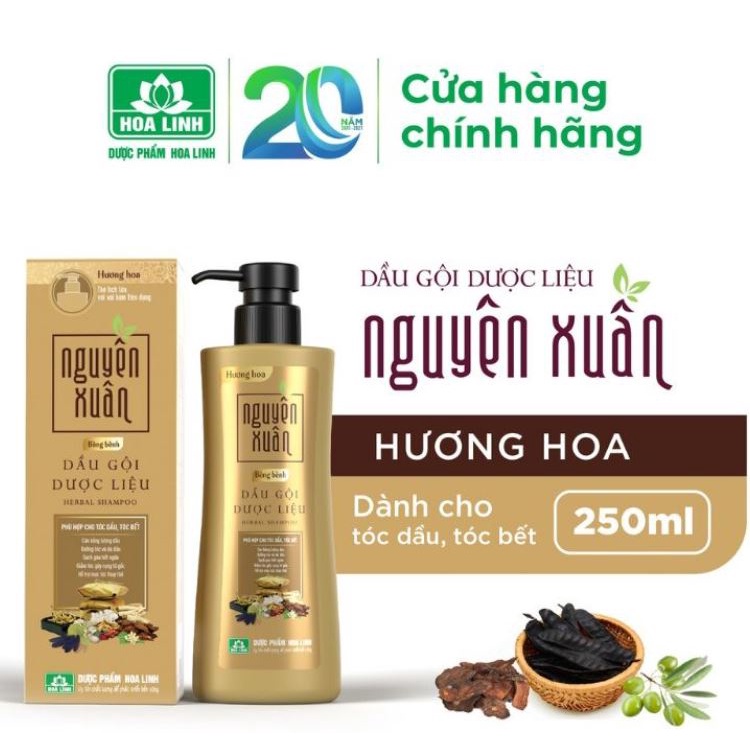 Dầu Gội Dược Liệu Nguyên Xuân Bồng Bềnh+hương nước hoa)
