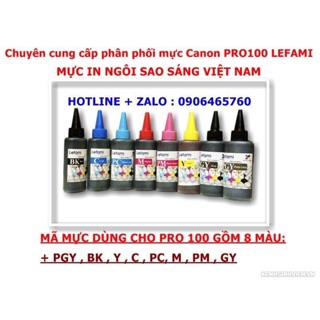 Bộ mực refill Canon pro 100