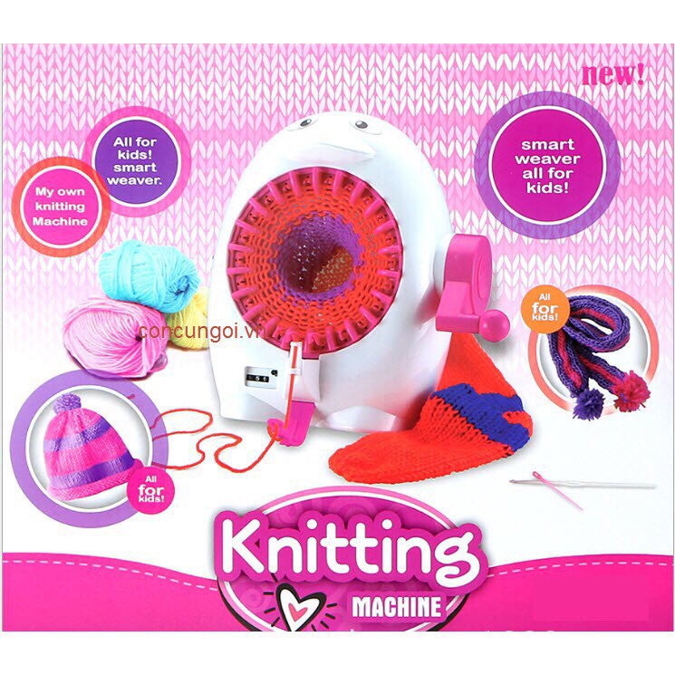 Đồ chơi Máy đan len quay chim cánh cụt , 833D