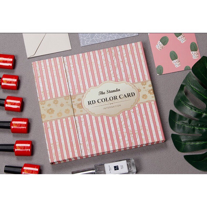 Sổ gắn móng mẫu, bảng màu nail 120 ô