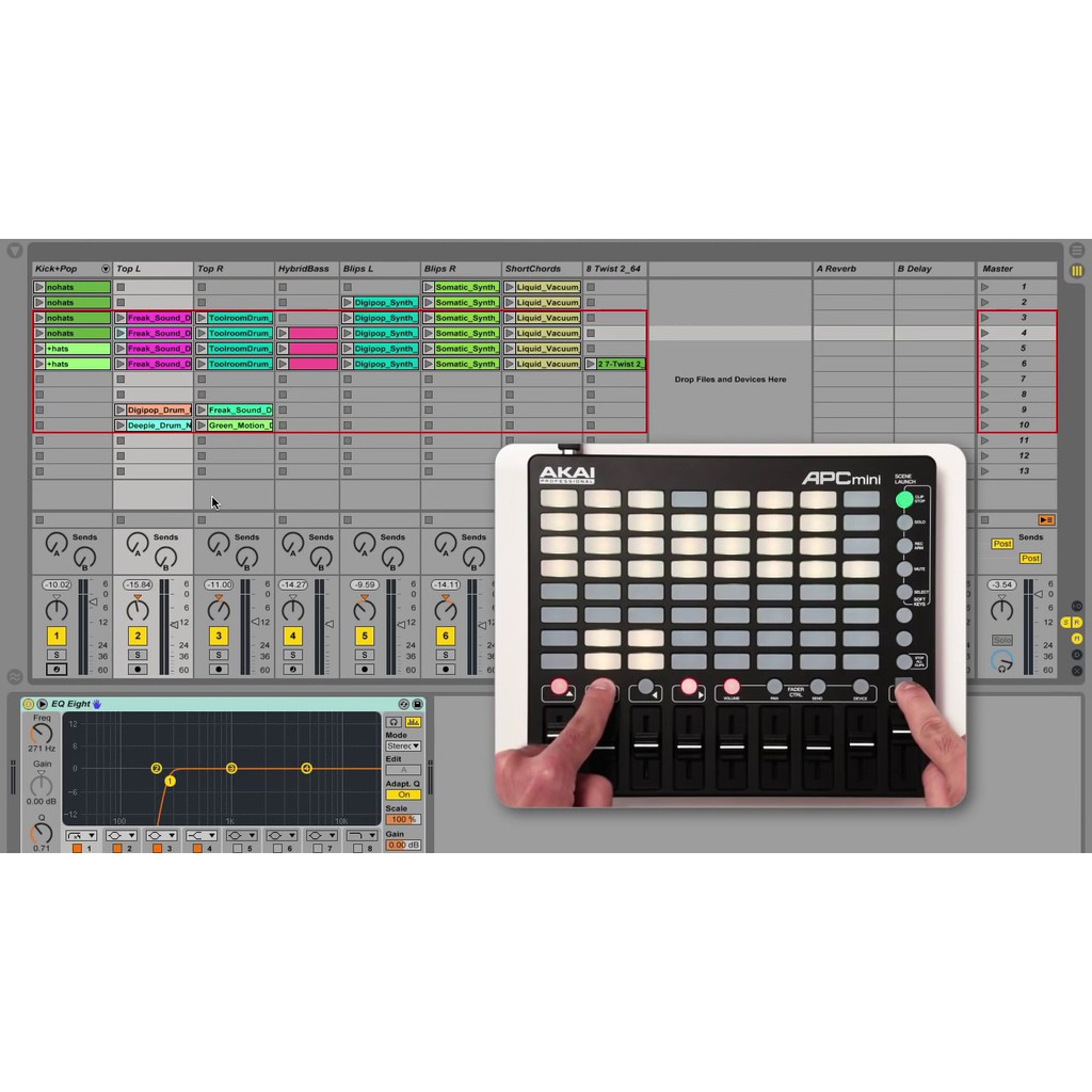 Bàn Midi Akai APC Mini Ableton Live Controller - Chính Hãng