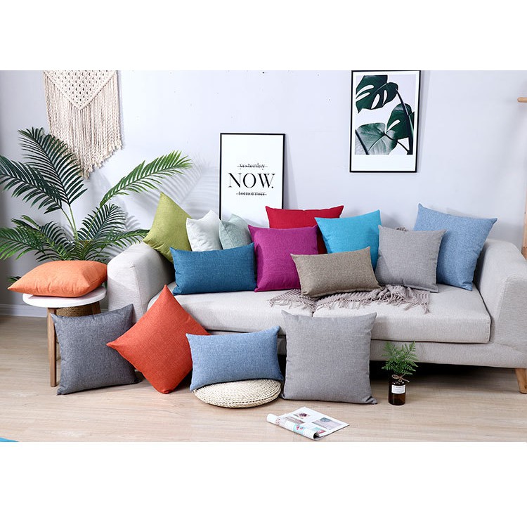 Vỏ gối cao cấp ghế sofa 45x45cm