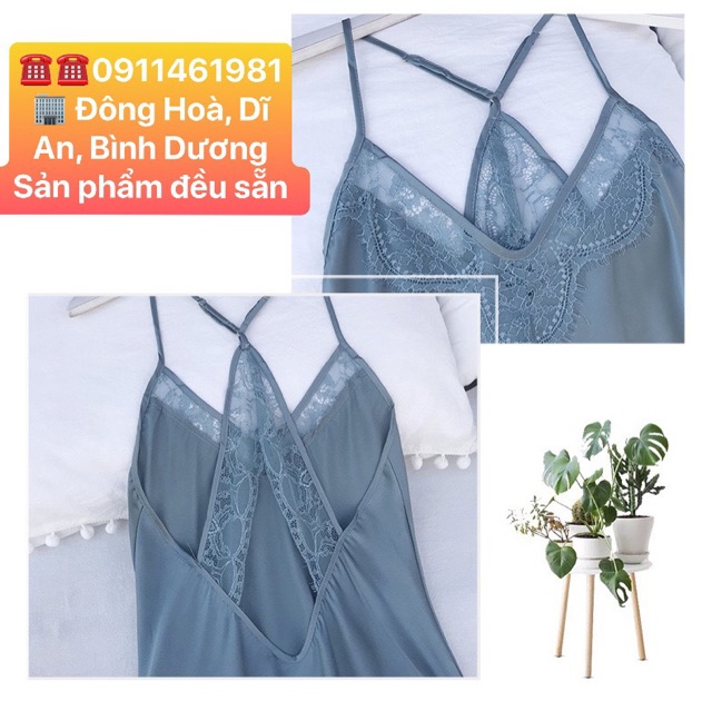 QQ8640 VÁY NGỦ LỤA SEXY | BigBuy360 - bigbuy360.vn