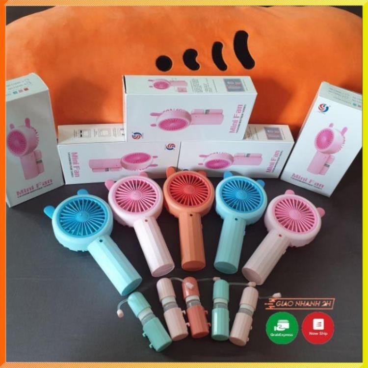 Quạt phun sương mini tích điện cầm tay , Quạt Mini Tích Điện Phun Hơi Nước Tạo Ẩm - Hàng loại 1 | BigBuy360 - bigbuy360.vn