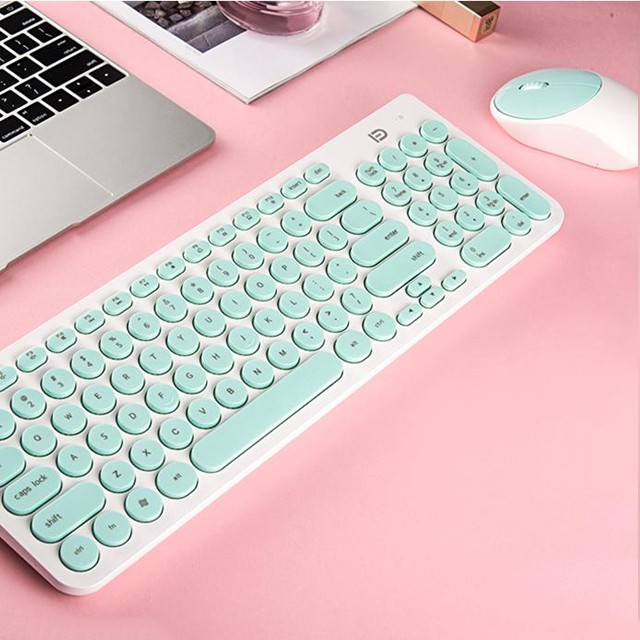 [RẺ NHẤT SHOPPE] Bộ Bàn Phím Và Chuột Không Dây Văn Phòng, Học Tập Forter IK6630 Phím Bấm Cực Êm - Nhiều Màu | BigBuy360 - bigbuy360.vn