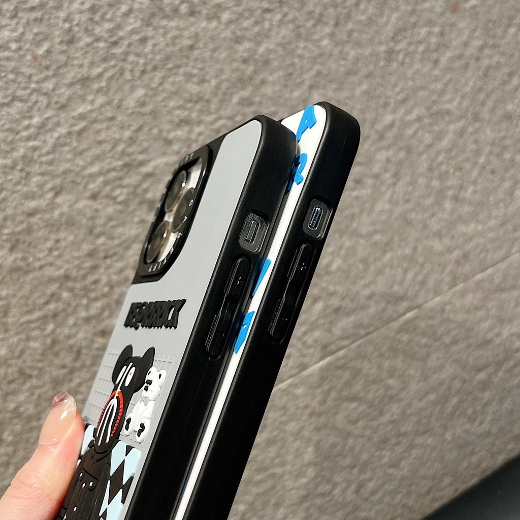 Sang Trọng Ốp Điện Thoại Silicon Hình Chú Gấu Cho iphone 13 Pro Max i13 13pro 11 Pro Max i11 X XR Xs Max 7 plus 8 plus 6 6s 6plus 6splus 12Pro 12 Pro Max