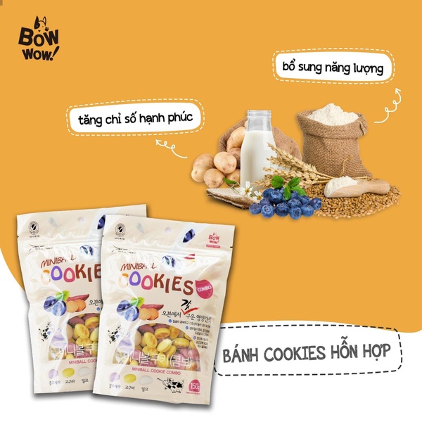 Bánh Cookies hỗn hợp dành cho chó 150g