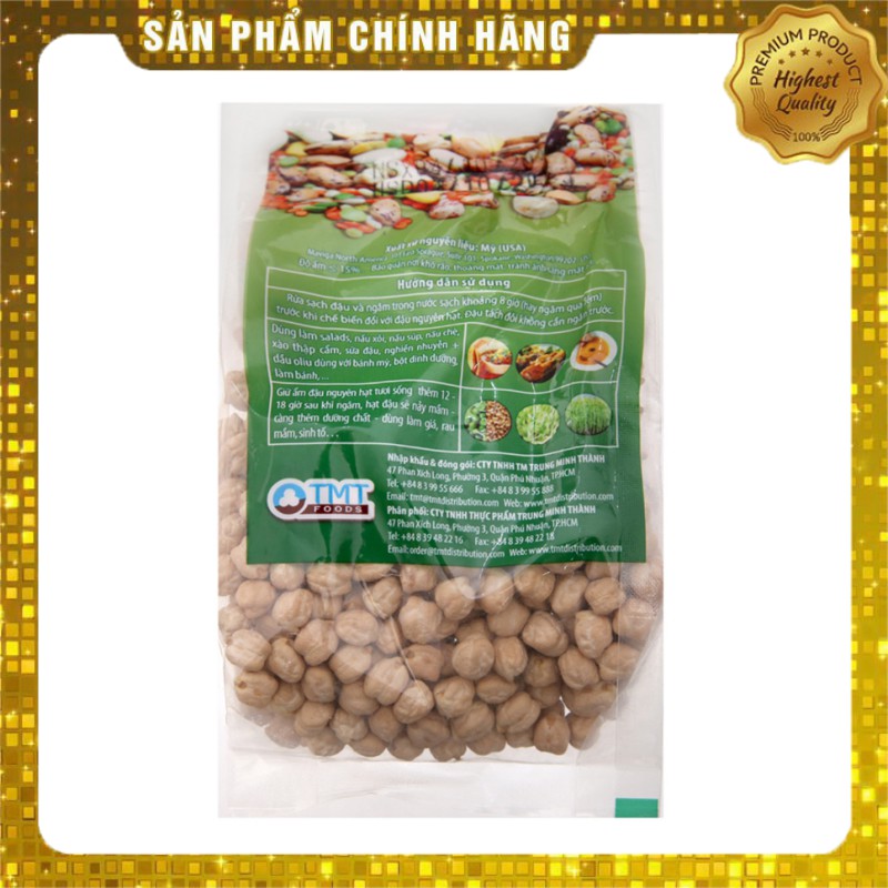 Đậu Gà Hữu Cơ Chick Peas - Cho Bé Ăn Dặm, KETO - Đậu nhập khẩu Mỹ - 250gr - Organic Chick Peas