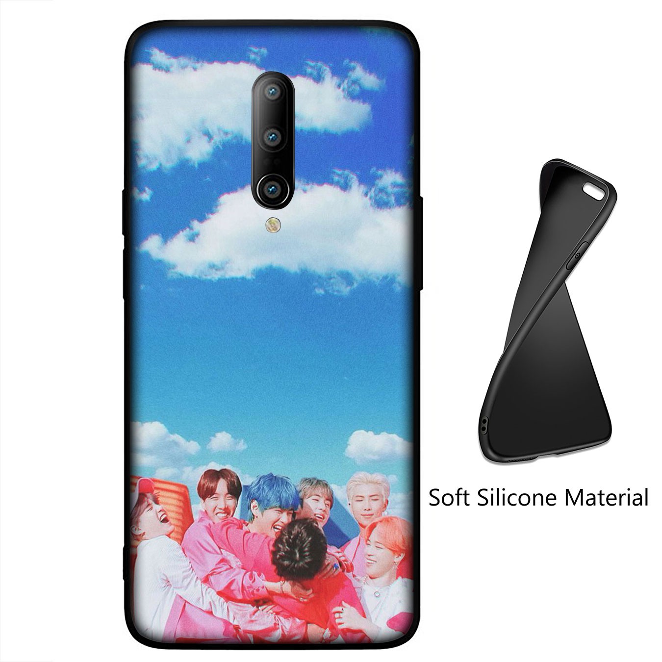 Samsung Galaxy S21 Ultra S8 Plus F62 M62 A2 A32 A52 A72 S21+ S8+ S21Plus Casing Soft Silicone Phone Case Bangtan Boys BT21 BTS Cover