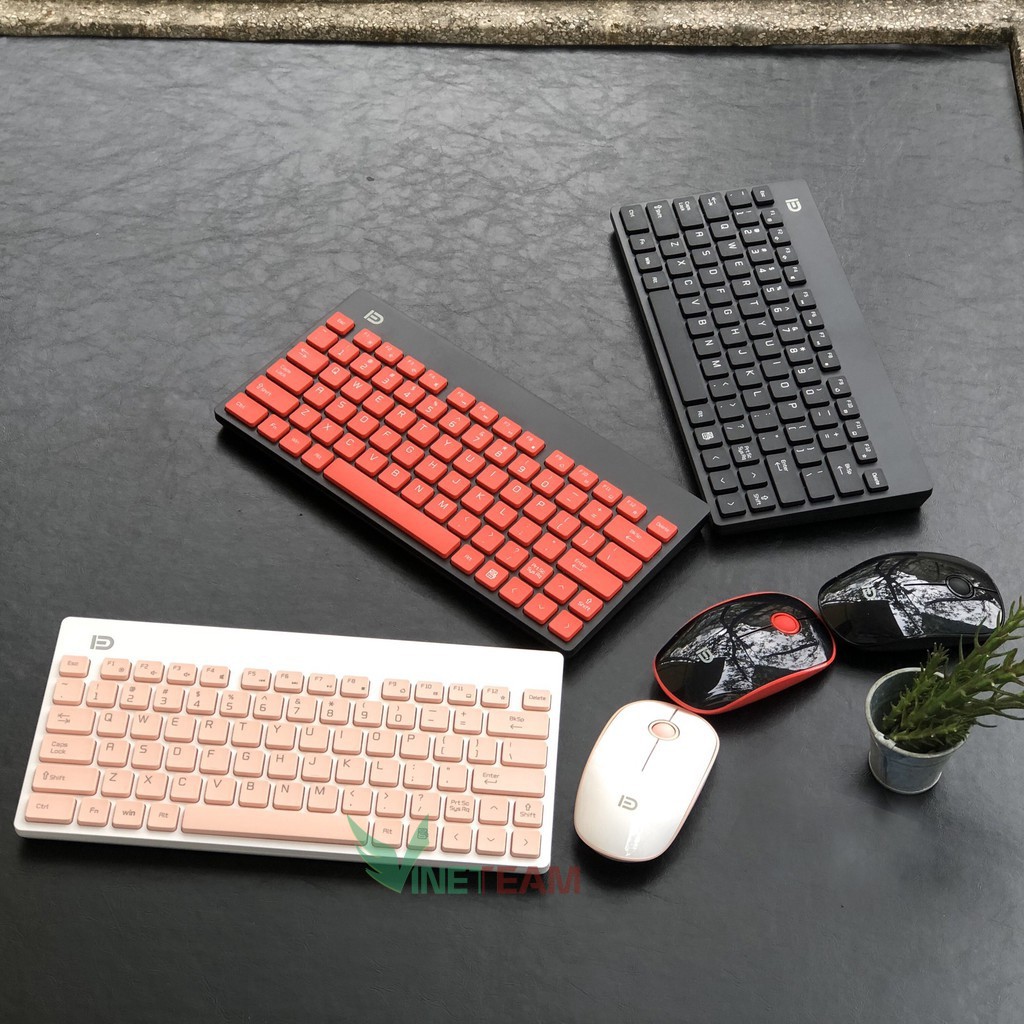 Bộ bàn phím Chuột Không dây Forter G-1500 Mini Siêu Mỏng, Siêu Êm- Chính hãng cap cấp Xgamingstore -DC3982