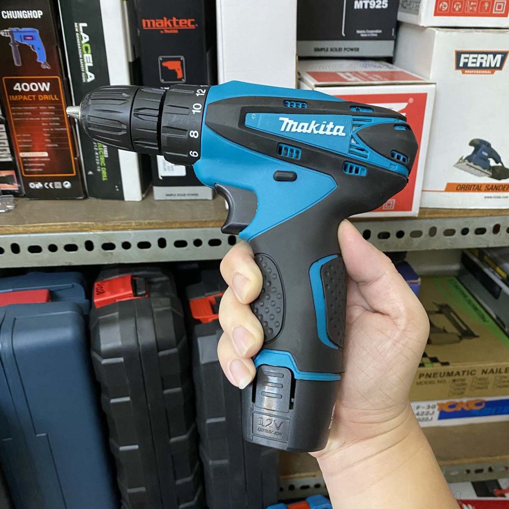 Máy Khoan Bắt Vít Dùng Pin Maktia 12V - Đa chức năng - 2 Pin - Máy bắn vít cầm tay mini
