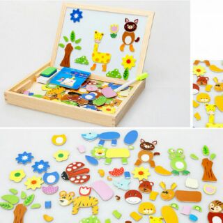 Bảng gép tranh gỗ 2 mặt
