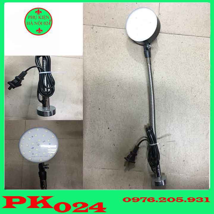 Đèn Led Để Bàn Bật, Tắt 24 Led RGB Thân Xoay Gập Linh Hoạt Tích Hợp Đế Nam Châm Dùng Cho Cơ Khí