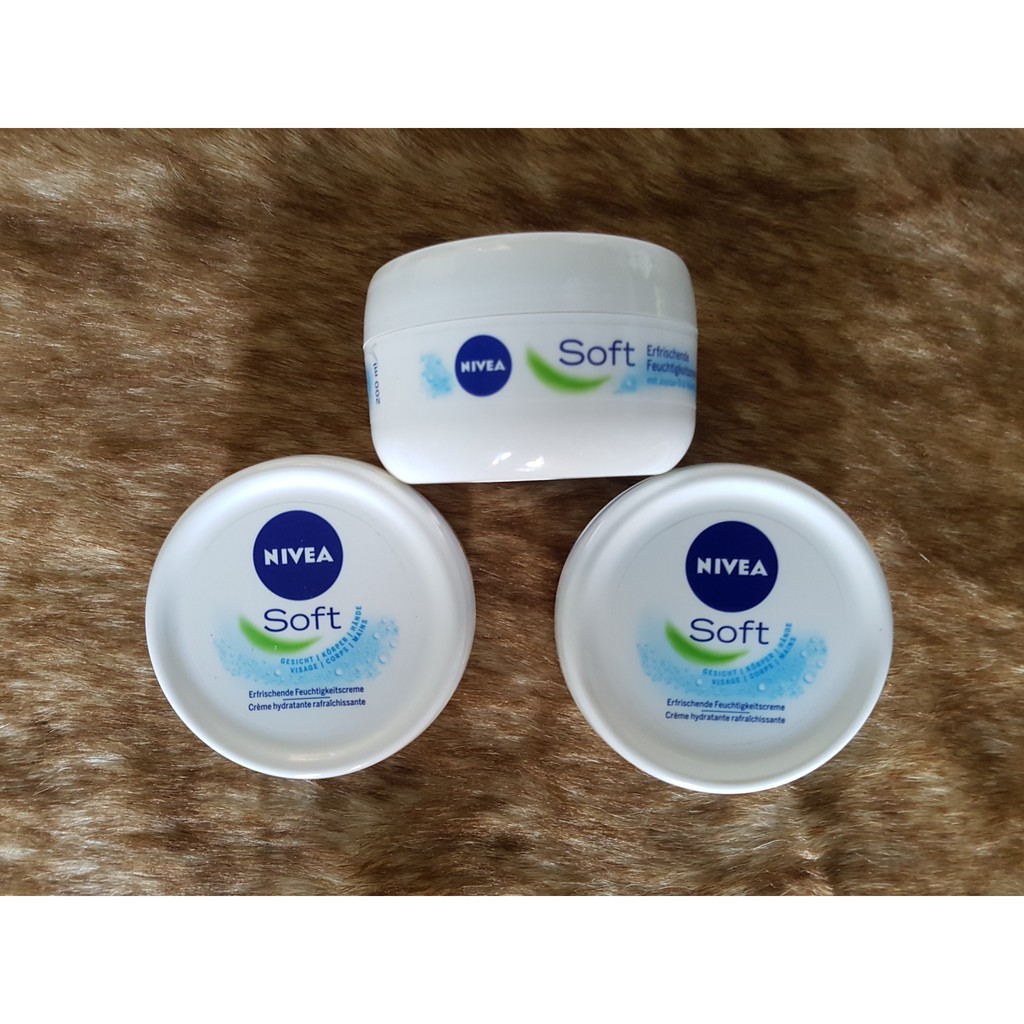 Kem dưỡng da mặt và toàn thân Nivea Soft của Đức