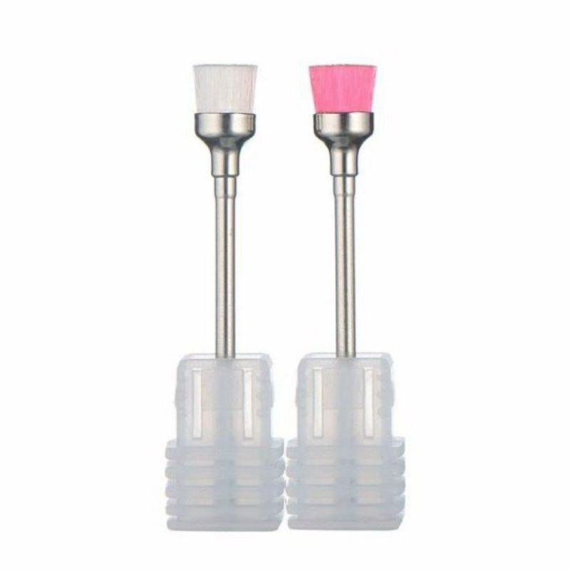 Đầu phủi bụi móng bám trên các loại đầu mài dạng trụ bằng lắp máy mài móng cực thích giúp vệ sinh sạch