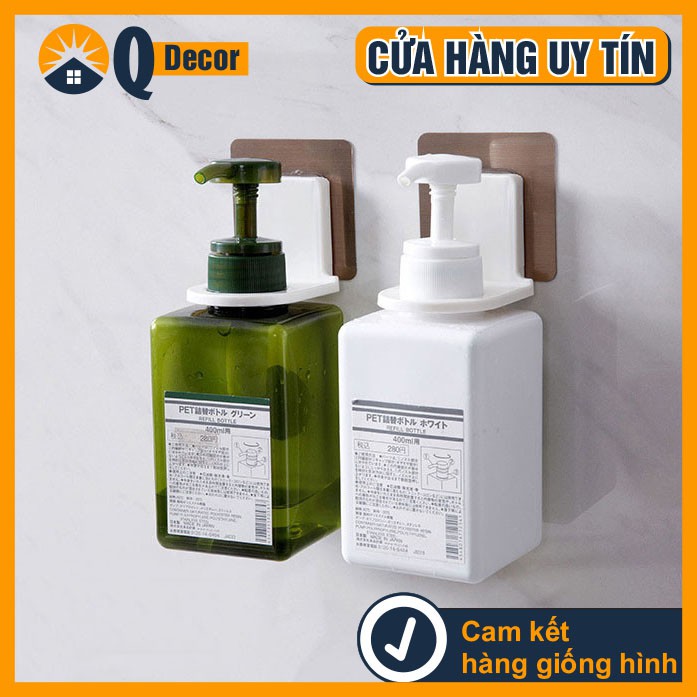 Kệ xà bông, nước rửa tay, kệ dán tường, giá đỡ cổ chai