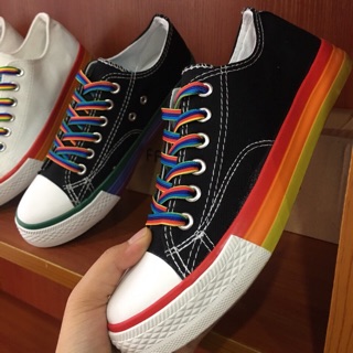 [ Có Sẵn ] Giày Cầu Vồng 7 Màu Hàng Quảng Châu Cực Xịn ( toàn bộ là ảnh thật )