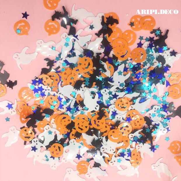 Kim sa, kim tuyến hình Halloween nhiều mẫu G23/ Nguyên liệu làm resin