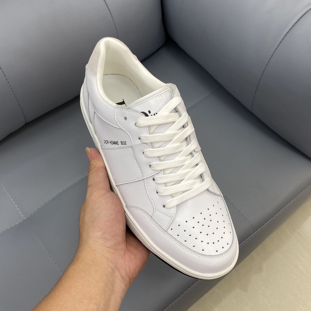 Giày sneakers nam cao cấp da thật DIOR CD thiết kế trẻ trung, năng động mang phong cách thể thao