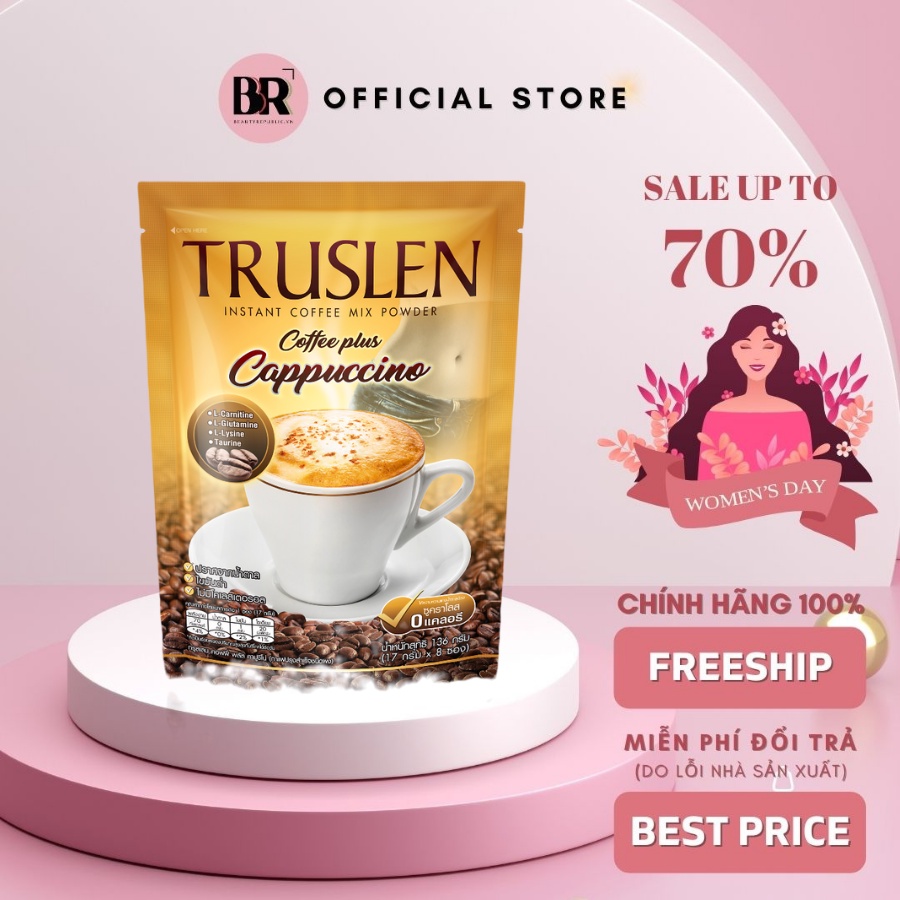 Cà Phê Hòa Tan Coffee Plus Cappuccino Truslen 17g