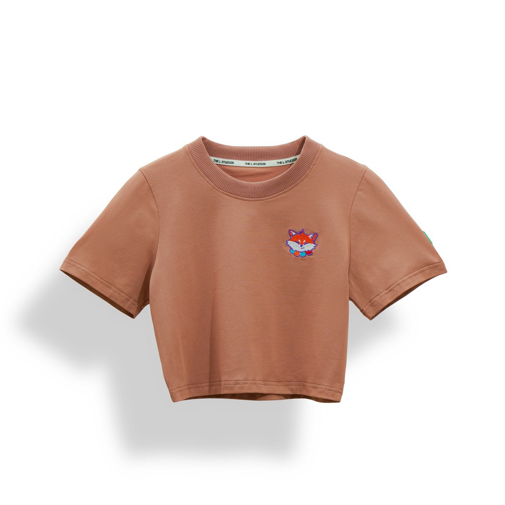 THEL STUDIOS Áo Croptop Thêu