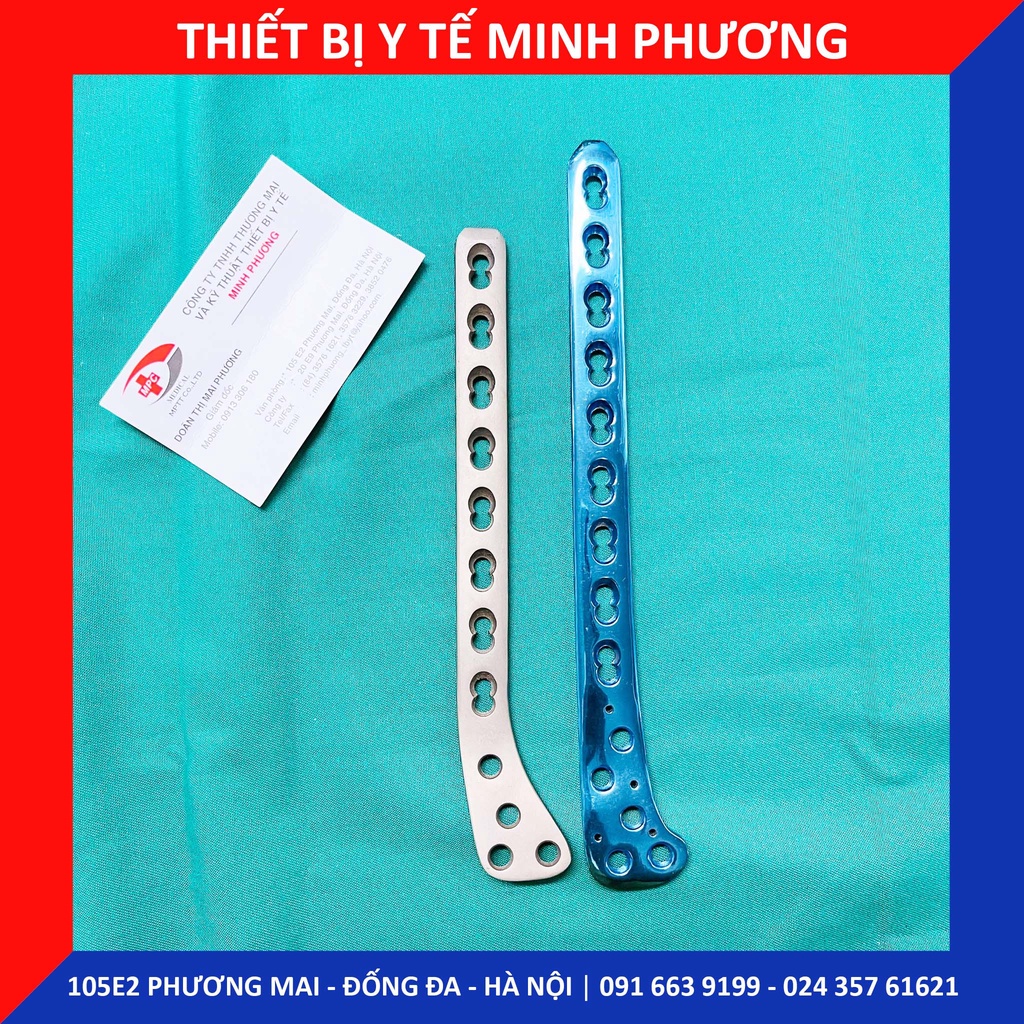Nẹp khóa đầu trên xương chày các lỗ