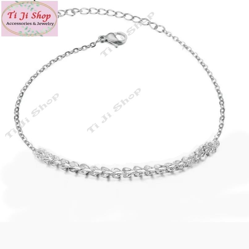 Lắc tay inox đuôi phụng  đẹp không đen