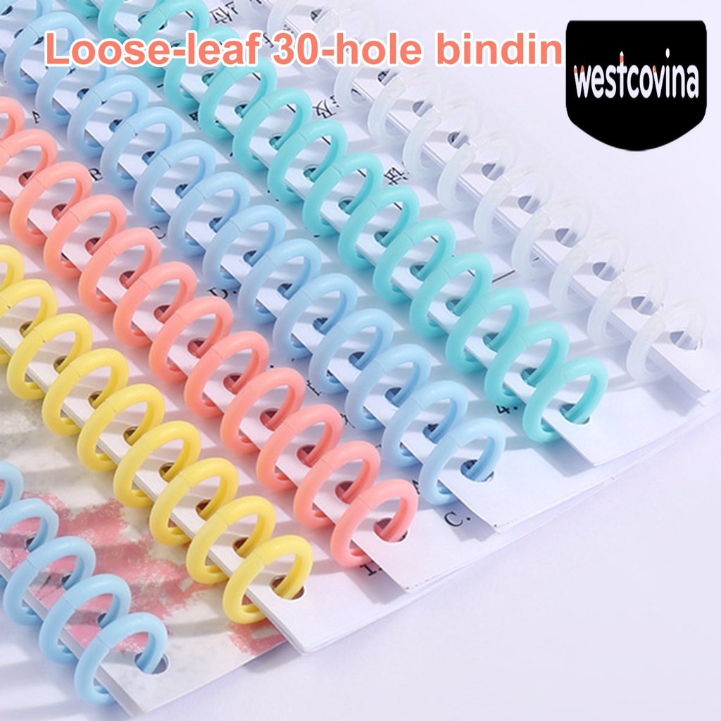 Phương Tây✎Set 5 Vòng Đệm 30 Lỗ Làm Đồ Thủ Công Đa Năng Bền Bỉ Có Thể Tháo Rời