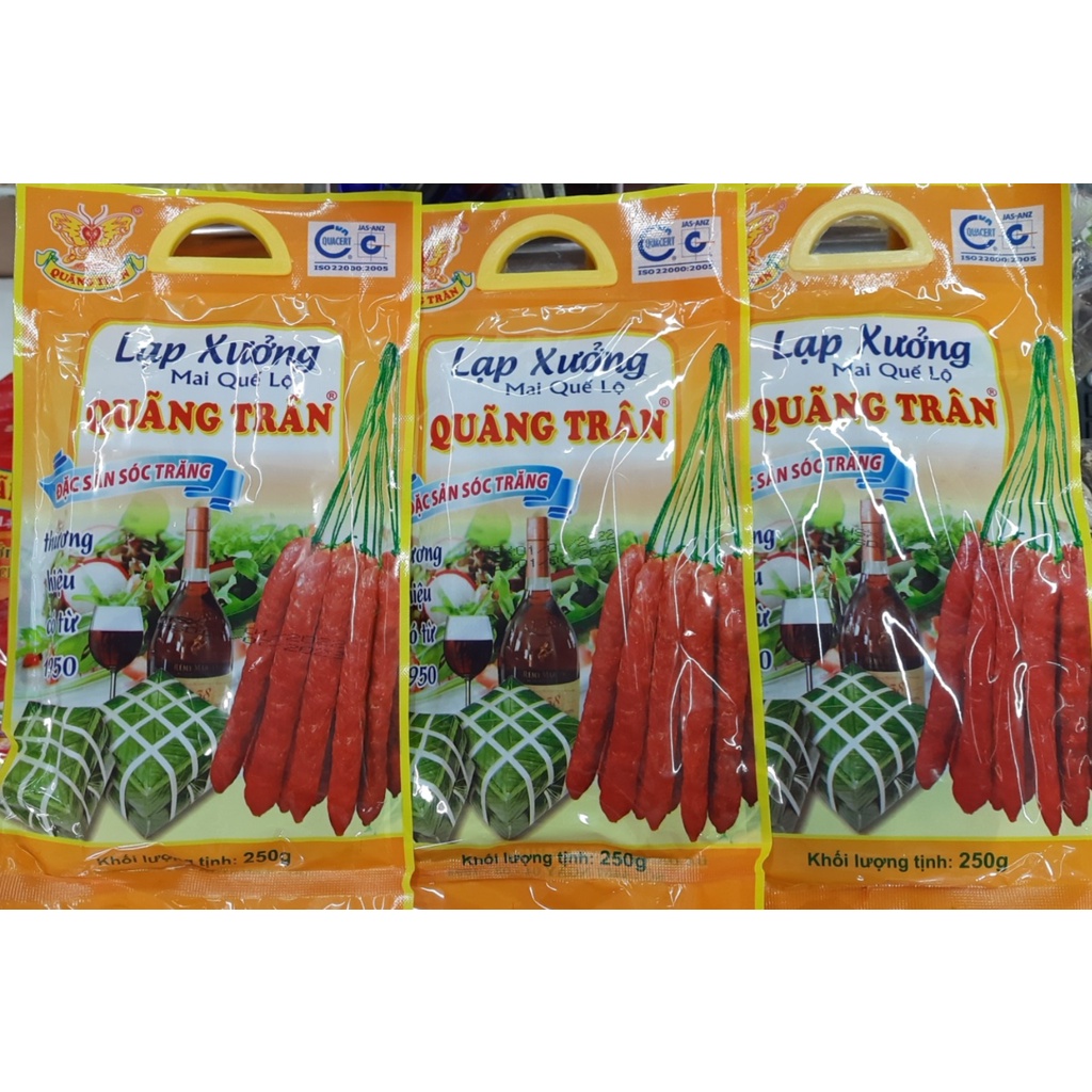 Lạp xưởng Mai Quế Lộ Quảng Trân bịch 250g - Đức Huê Store