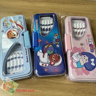 Hộp Bút Sắt 2 Ngăn B520