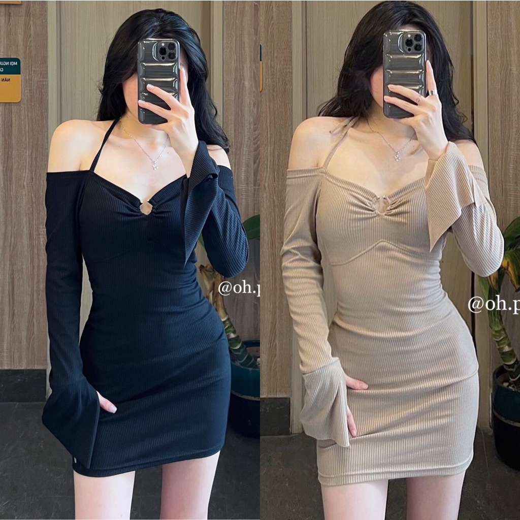 ĐẦM BẸT VAI TAY LOE DANA DRESS