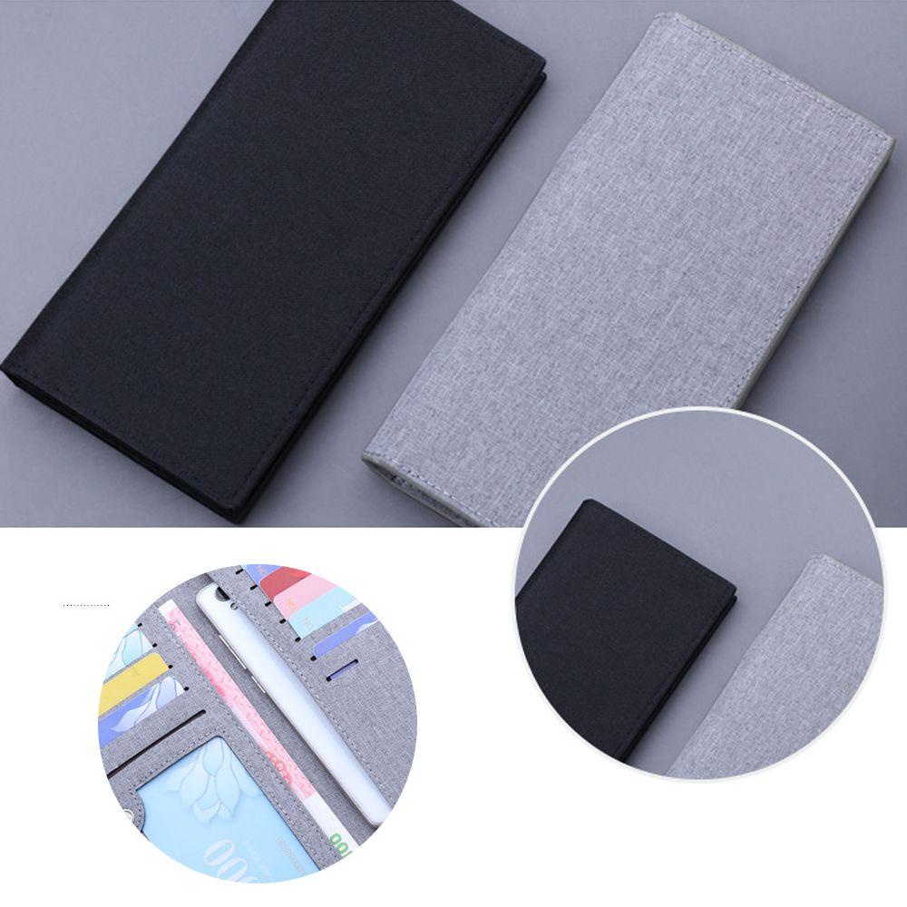 YVE Ví Nam Vải Bố Màu Đen / Xanh / Xám Đựng Thẻ Tín Dụng / Thẻ Tín Dụng Giá Đỡ