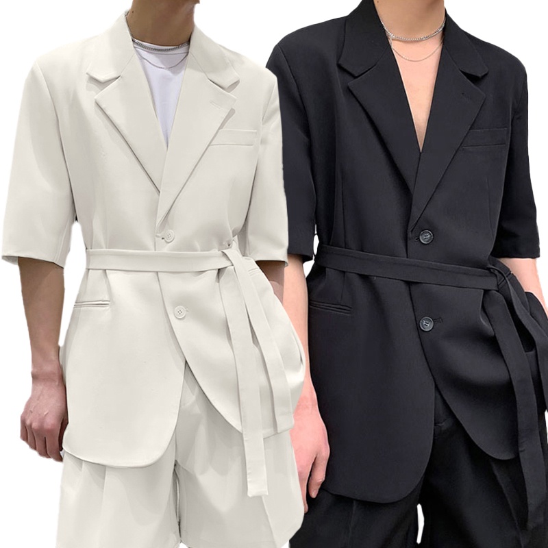 Set đồ vest ngắn tay màu sắc thời trang lịch lãm dành cho nam